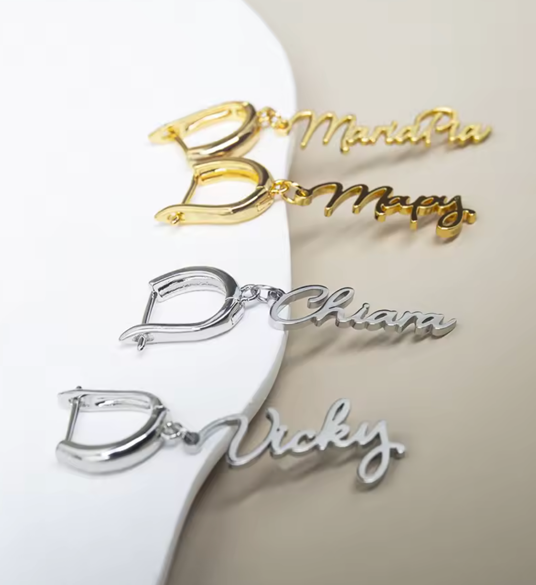Custom Name Earrings