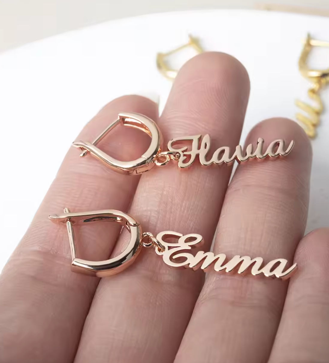 Custom Name Earrings