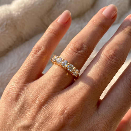 The Moissanite Band