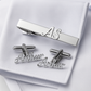 Personalized Cufflinks and Tie Clip Bundle