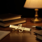 Custom Initial Tie Clip
