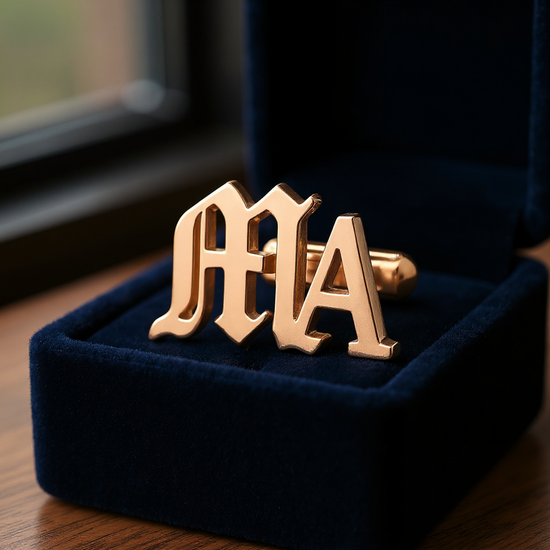 Custom Initial Cufflinks
