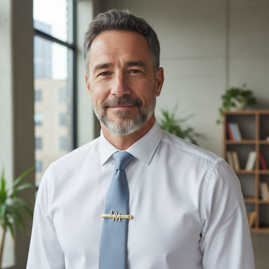 Custom Initial Tie Clip