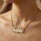 The Nocturne Script Name Necklace