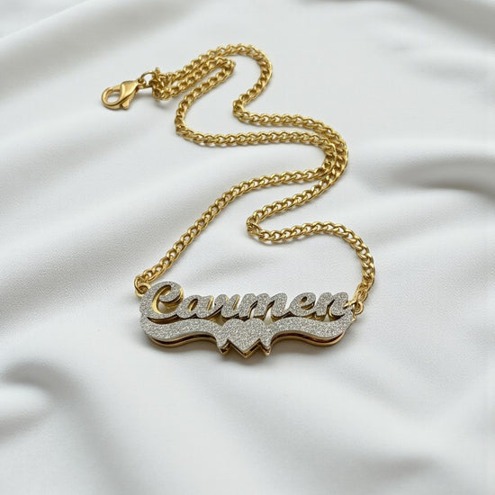 The Celestia Ice Name Necklace