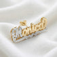 The Crowned Name Earrings