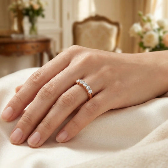The Moissanite Band