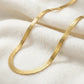 The Regalia Flat Gold Chain