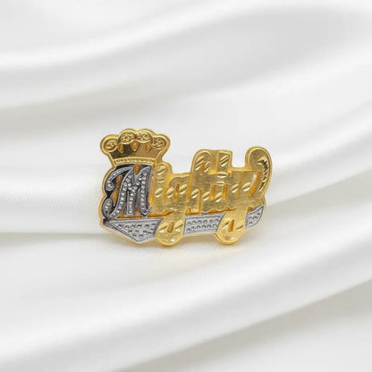The Crowned Name Earrings