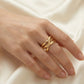 The Opaline Interlace Ring