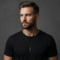 The Obsidian Initial Bar Necklace