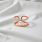 The Monogram Luxe Crossover Ring