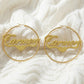 The Celestia Iced Name Hoops