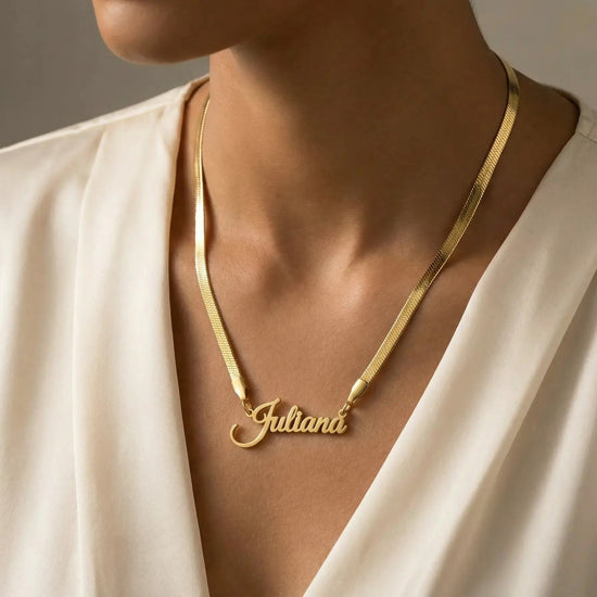 The Herringbone Signature Necklace