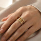 The Monogram Luxe Crossover Ring