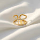 The Monogram Luxe Crossover Ring