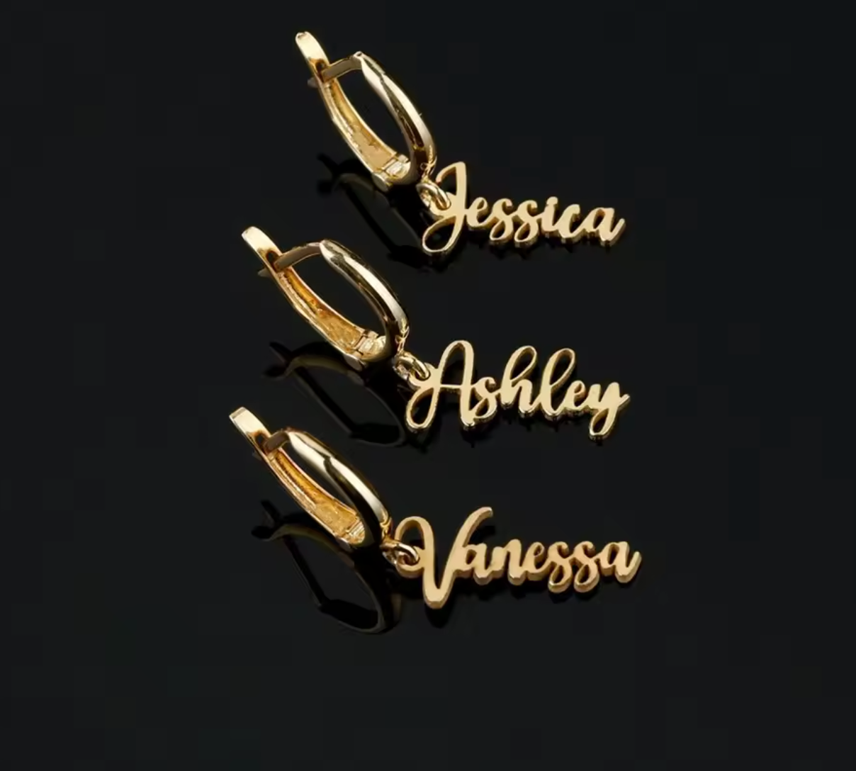 Custom Name Earrings