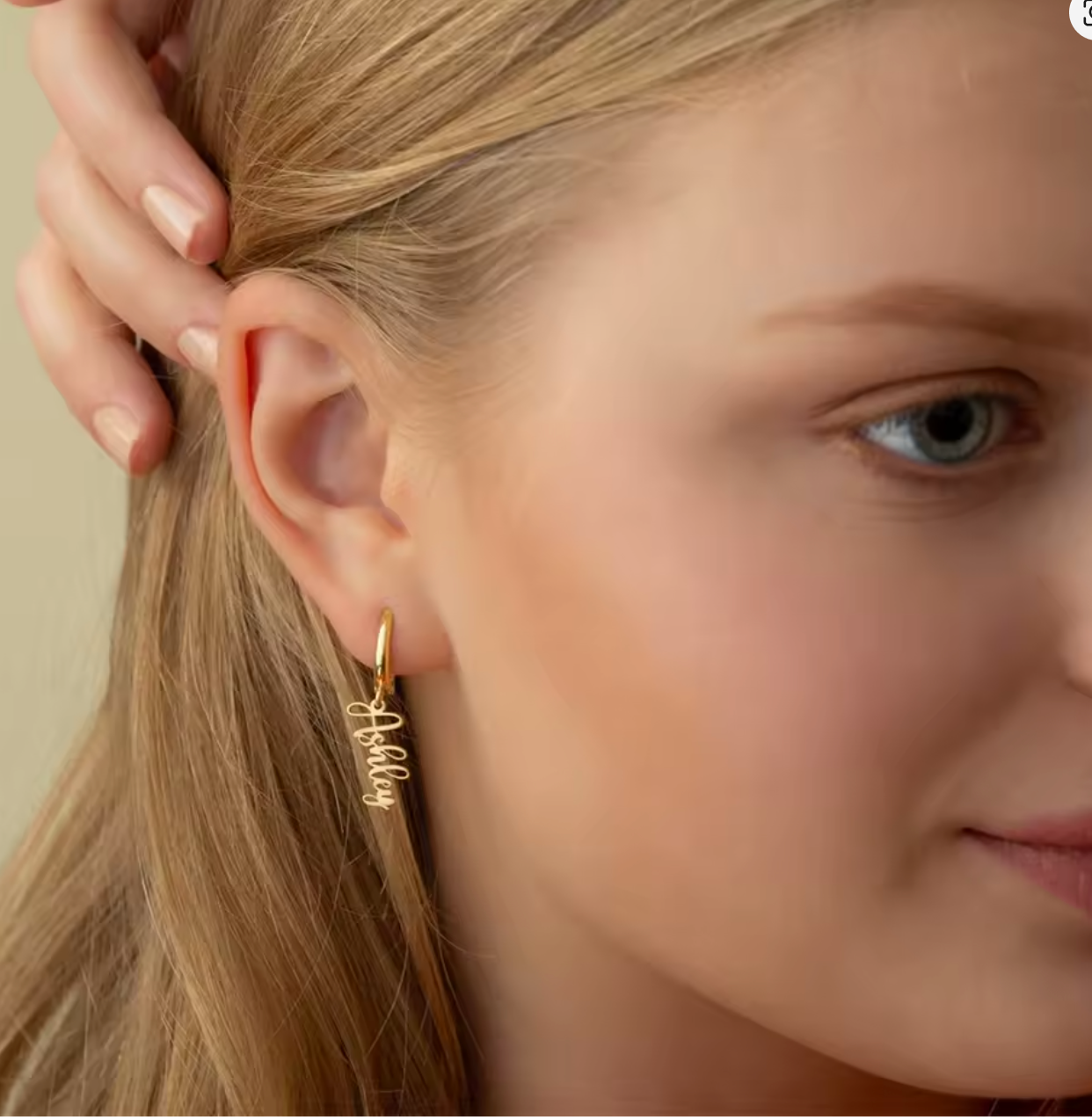 Custom Name Earrings