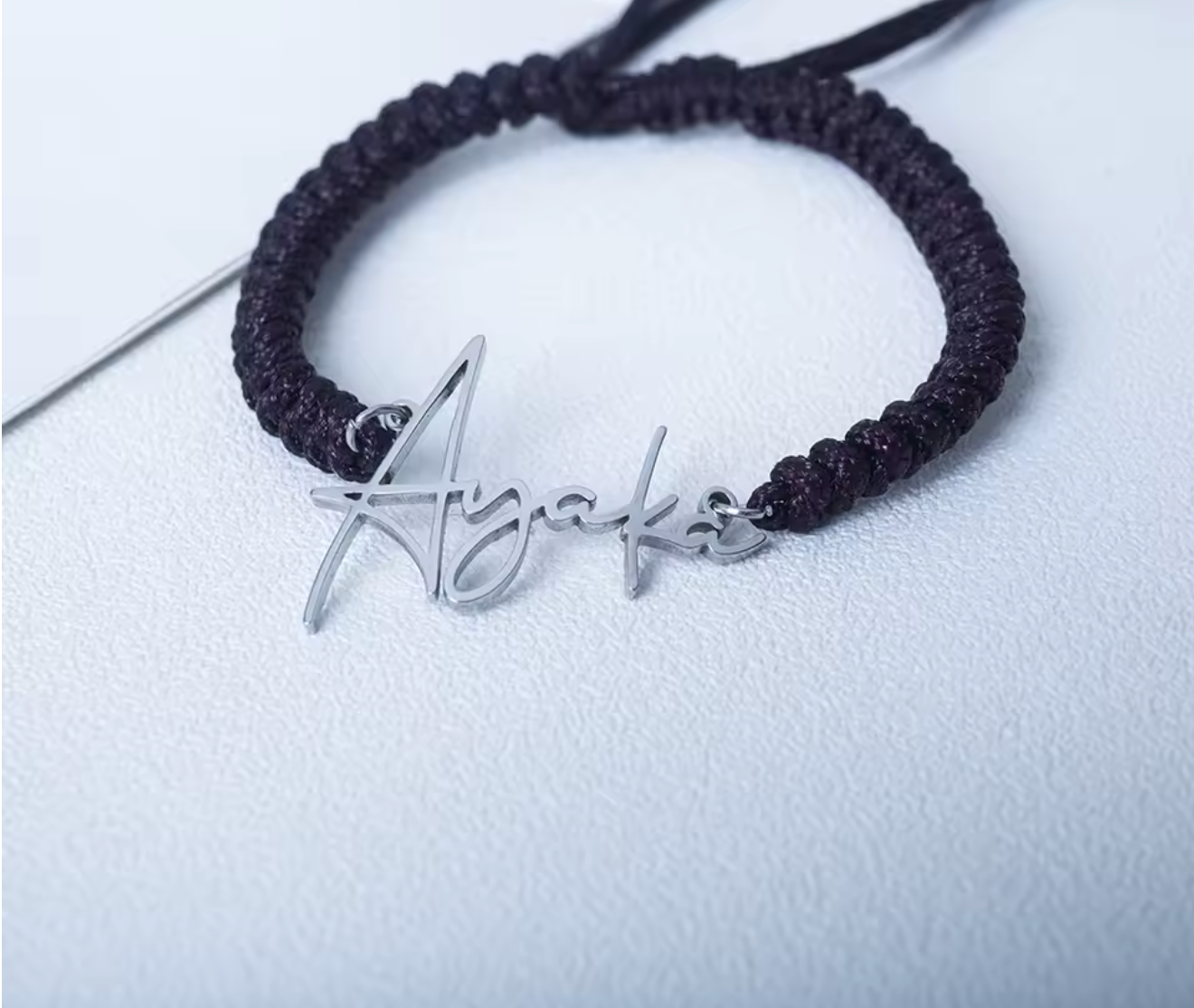 Custom Name Rope Bracelet