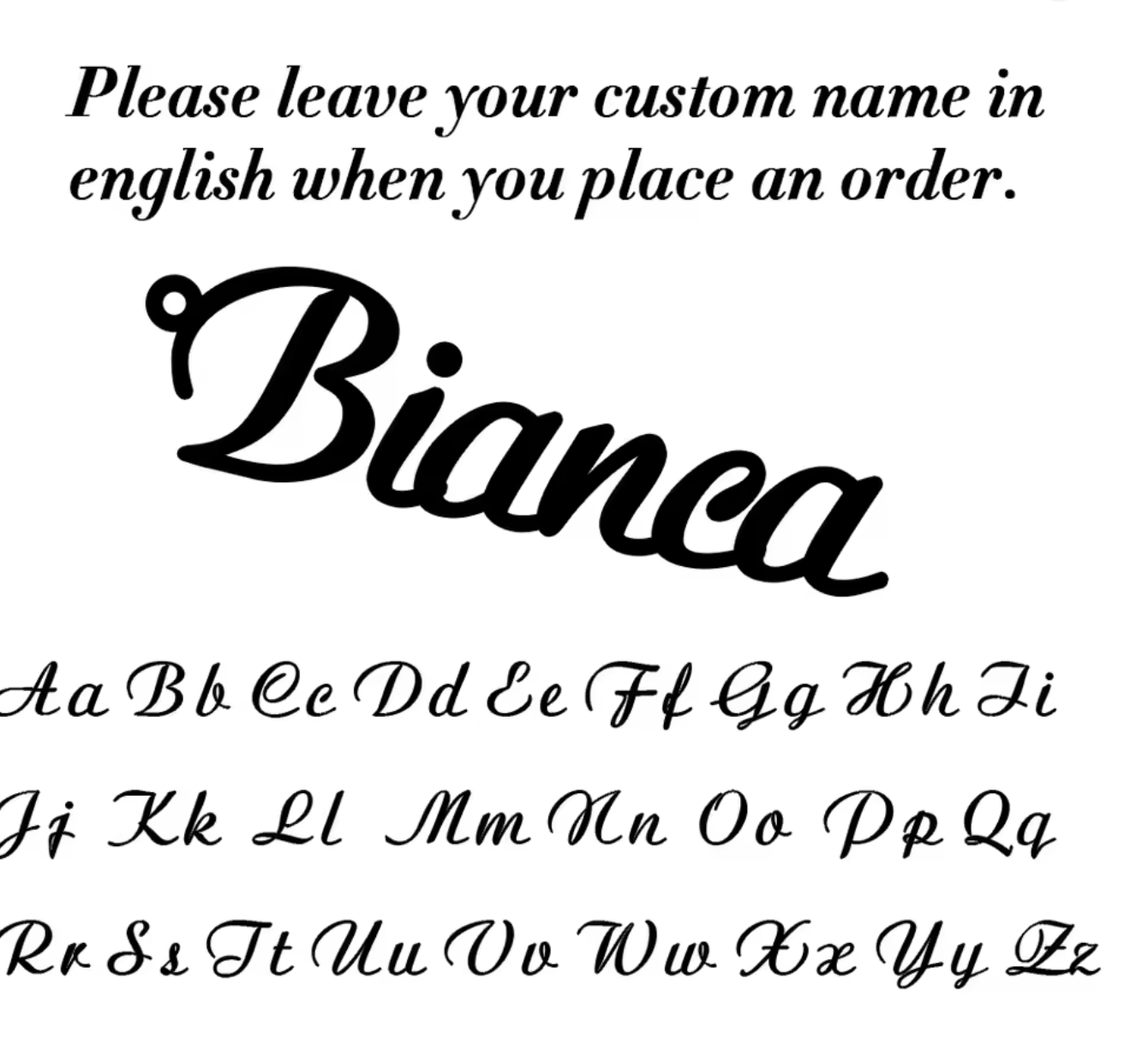 Custom Name Earrings
