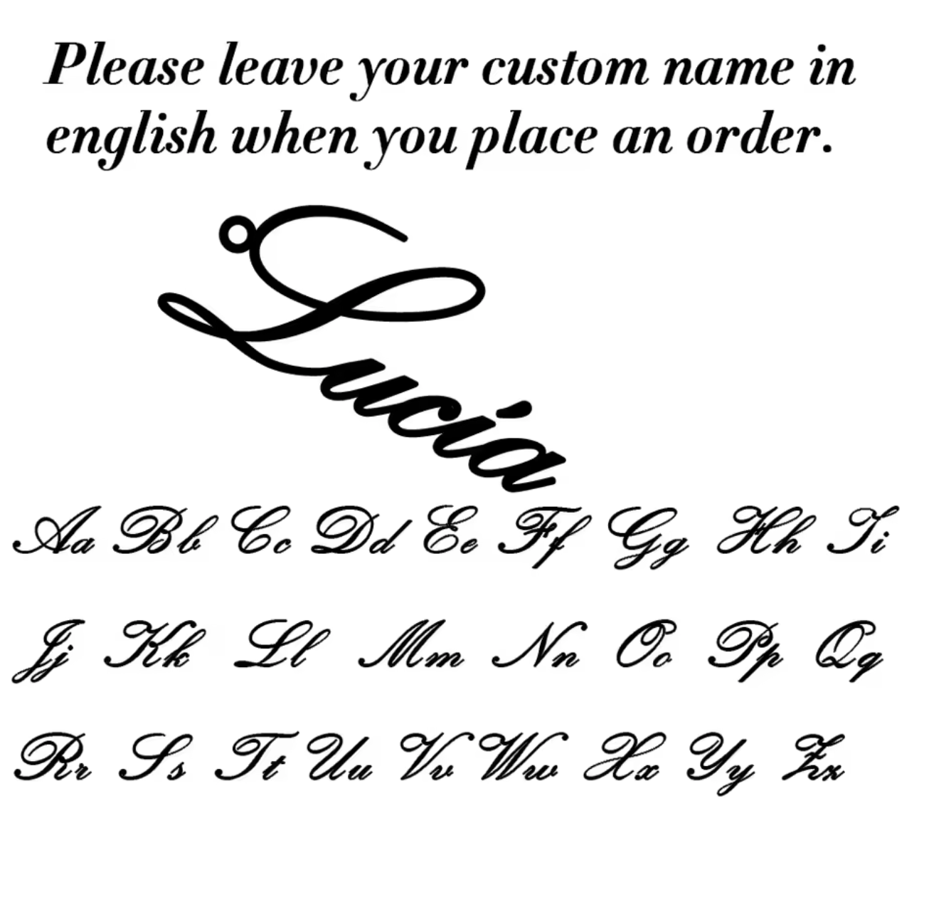 Custom Name Earrings