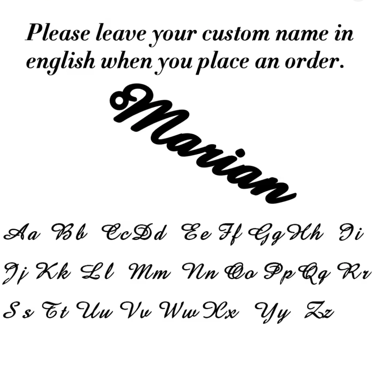 Custom Name Earrings
