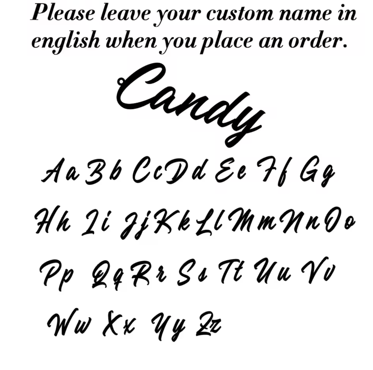 Custom Name Earrings