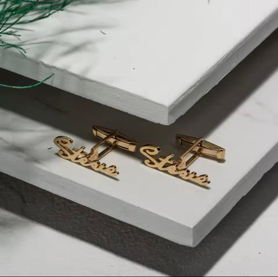 Custom Name Cufflinks