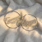 The Celestia Iced Name Hoops