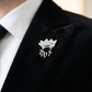 The Aurivane Logo Brooch