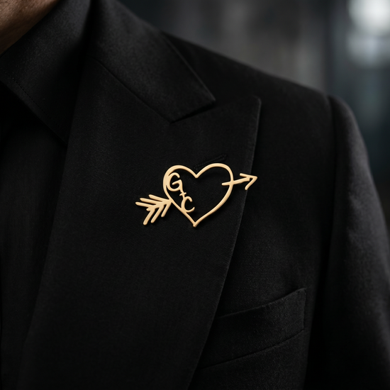 The Aurivane Logo Brooch