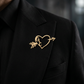The Aurivane Logo Brooch