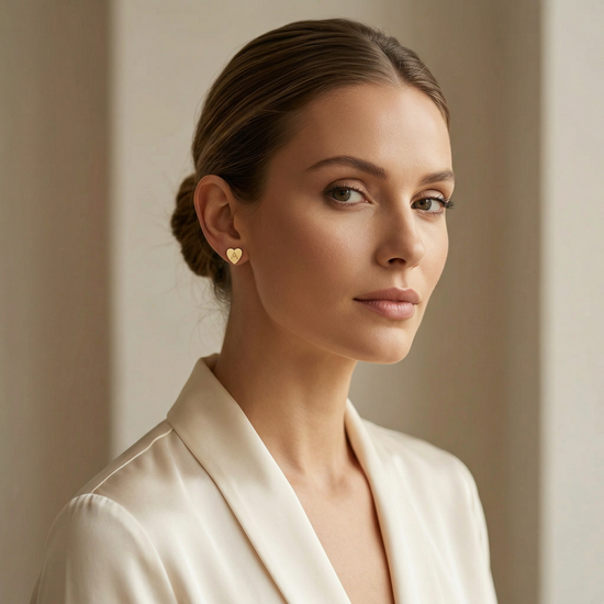 Signature Cœur Studs