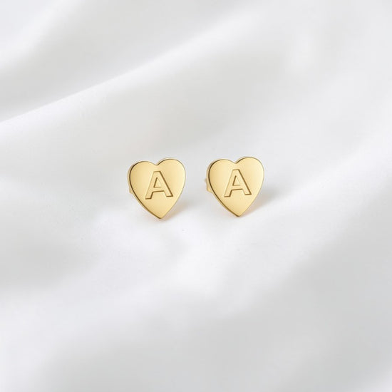 Signature Cœur Studs