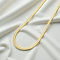 The Regalia Flat Gold Chain