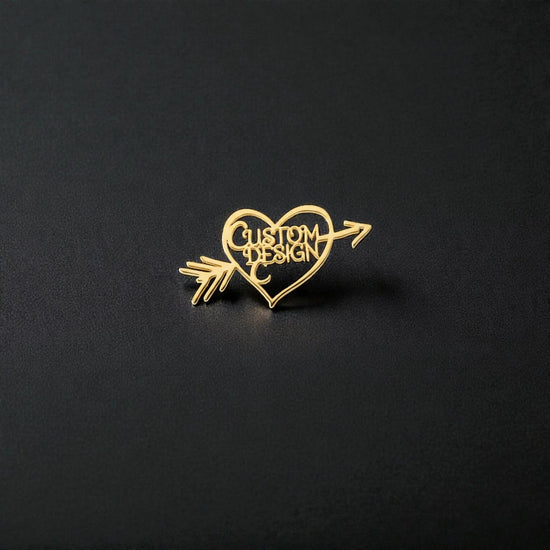 The Aurivane Logo Brooch