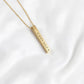 The Noire Pillar Necklace