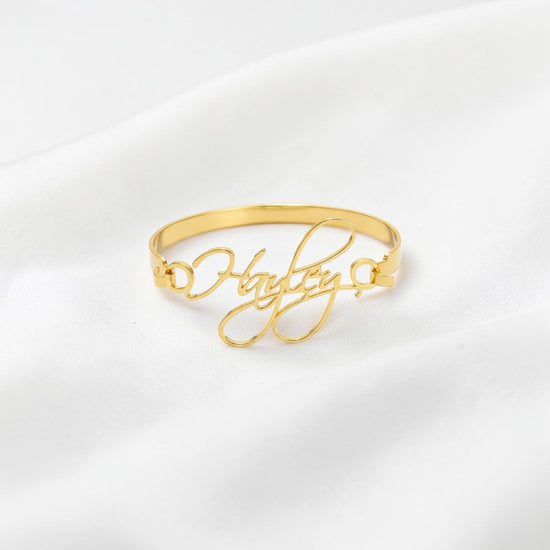 The Lioré Script Cuff
