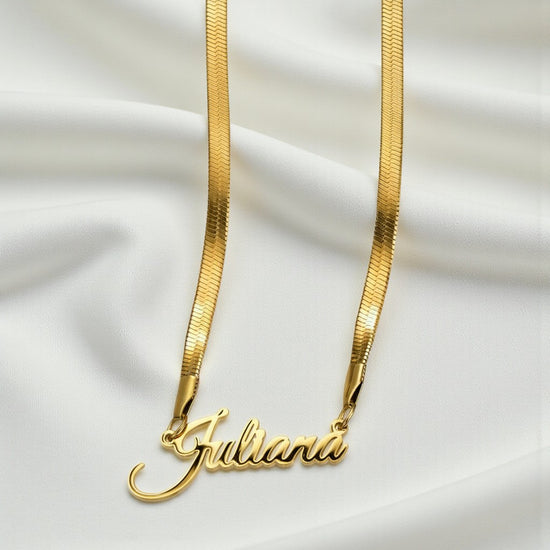 The Herringbone Signature Necklace