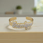 The Crystaluxe Iced Name Cuff