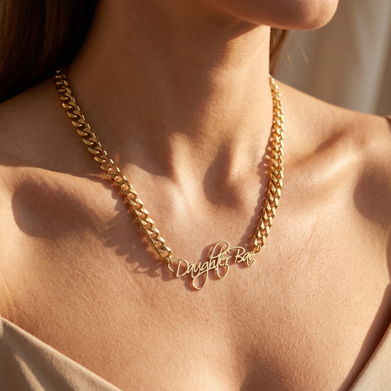 The Devotion Script Necklace