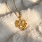 Amour Crest Initial Necklace