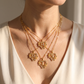 Amour Crest Initial Necklace