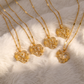 Amour Crest Initial Necklace