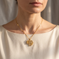 Amour Crest Initial Necklace