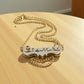 The Celestia Ice Name Necklace