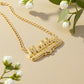 The Nocturne Script Name Necklace
