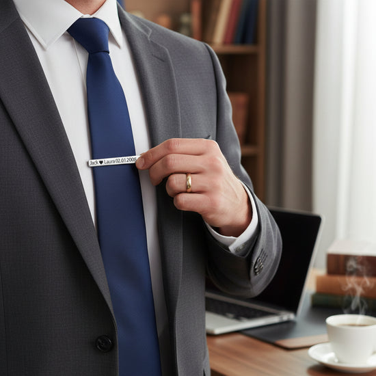 The Gilded Script Tie Clip