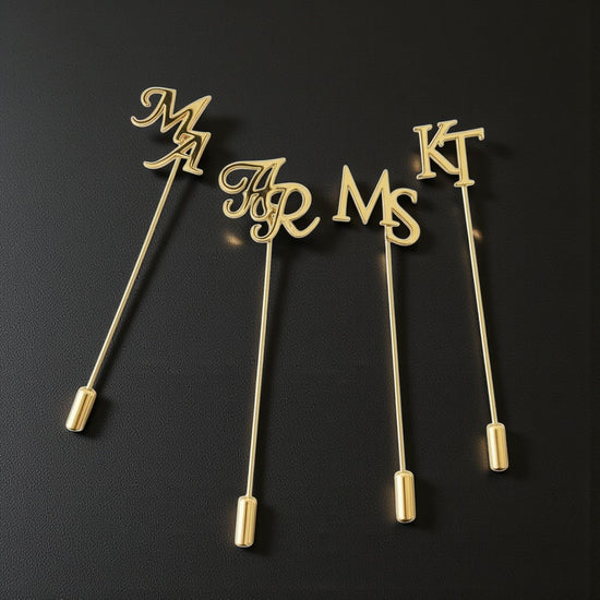 The Royal Initial Pin