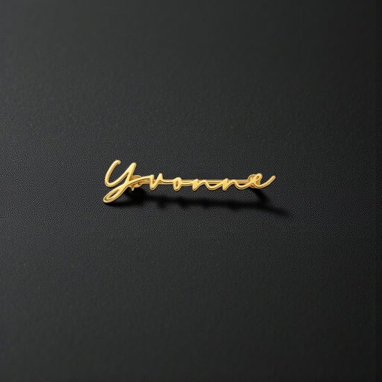 The Insignia Name Brooch